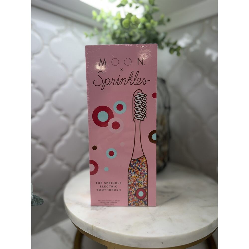 MOON x Sprinkles Toothbrush - New Sealed Rechargeable Electric toothbrush Pink